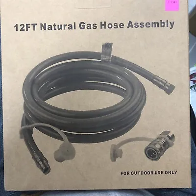 GasPro 12 Ft. 3/8  Natural Gas Hose Assembly Quick Disconnect S11 • $28.99