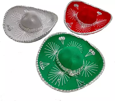 Mariachi Mexican Mini Sombrero 6 Inch For Mexican Themed Party Or Small • $29.99