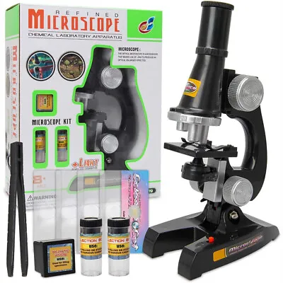 £13.89 • Buy Kids Microscope Set Kit With LED Light Beginners Children Student Science Toy