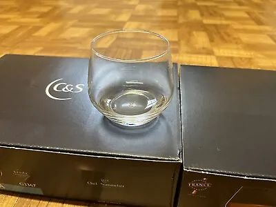 5 Chef & Sommelier Double Rocks Old Fashion Crystal Whisky Glasses 3 1/2  Tall • £38.57