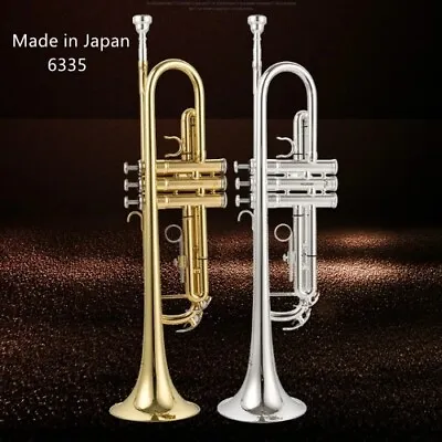 6335 Bb Trumpet B Flat Brass Silver Plated Trumpet Musical Instruments  • $616.07