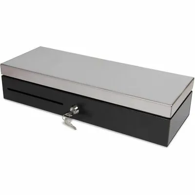 Cash Drawer Hs170b High Quality Flip Top With Stainless Steel Lid 6b/8c 24v New • $84