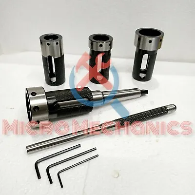Lathe Tailstock Die Holder Set Of 4 Floating Type MT2 SHANK Hold Metric Die USA@ • $58.99