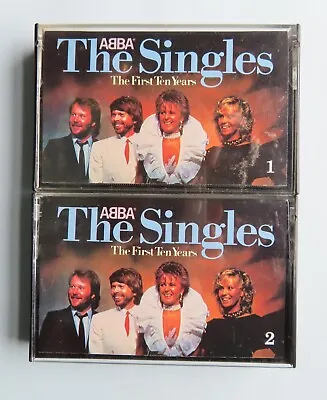 ABBA The Singles: The First Ten Years 2xUK CASSETTE ALBUMS/TESTED • £8.99