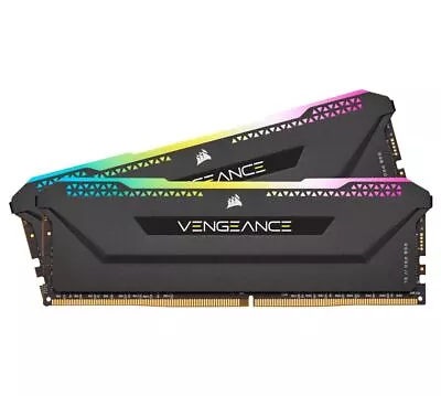 Corsair Vengeance RGB PRO SL 16GB (2x8GB) DDR4 3600Mhz C18 Black Heatspreader De • $121.93