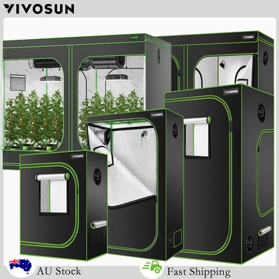 $98.99 • Buy VIVOSUN Indoor Grow Tent Hydroponic Mylar Reflective Grow Room Box Optional Size