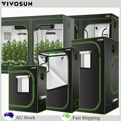 $83.99 • Buy VIVOSUN Indoor Grow Tent Kits Hydroponic Mylar 100% Reflective Grow Room Box