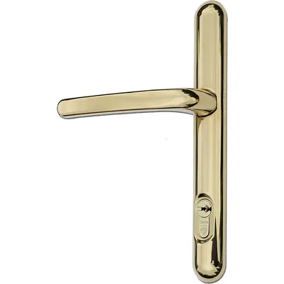 Lock Lock High Security UPVC Lever Door Handle 122mm Screw Positions Gold • £59.95