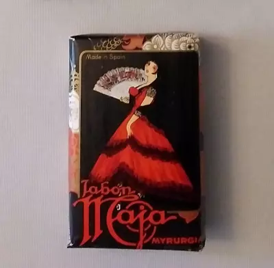 Vintage Maja Jabon Myrurgia 1 3/4 Oz. Travel Soap Bar Made In Spain • $13.95