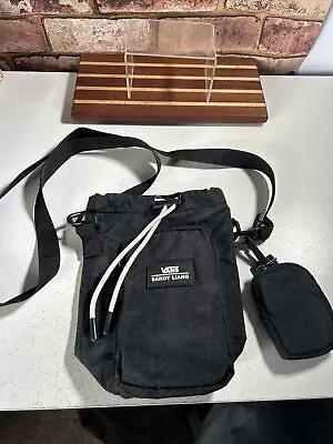 Womens Black Vans Sandy Liang Crossbody Bag And Small Clip On Purse Pocket • £29.95