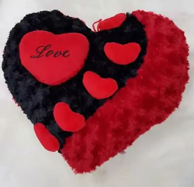 I Love You Red Heart Cushion Pillow Love Red Filled Cushion Heart Cushion  • £9.95