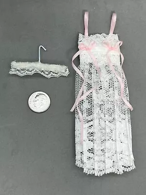 Artisan Victorian 1:12 Dollhouse Miniature Nightgown Peignoir Negligee Hanger • $26.88