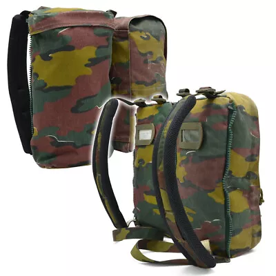 Jigsaw Camo Genuine Belgian Army M97 Rucksack Backpack Side Pouch Bergen 25 L • $35