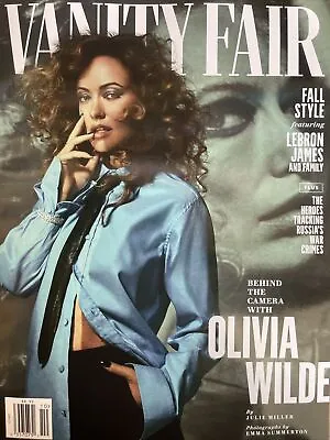 $5.95 • Buy Vanity Fair Magazine October 2022 A Olivia Wilde