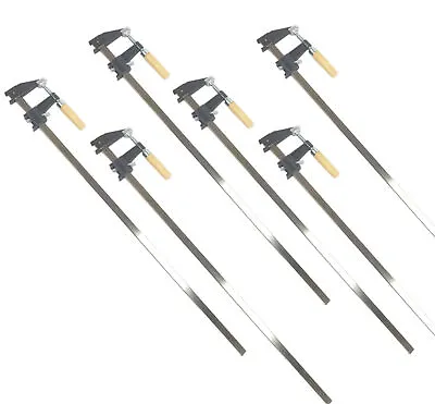 Set Of 6- EDM 36  Steel Bar Clamp Tool Ratchet Quick Release For Metal Or Wood • $59.99