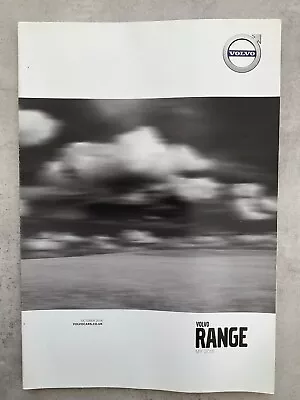 Volvo Range UK Market Car Sales Brochure - October 2014 (MY2015) • $9.85