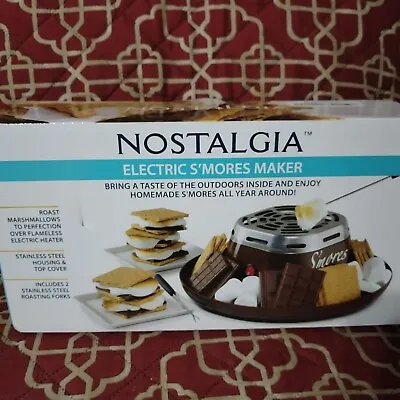 Nostalgia Indoor Electric Stainless Steel S'mores Maker With 4 Compartment • $22