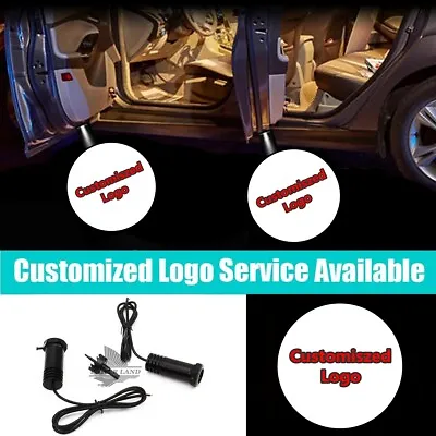 $47.50 • Buy 2 Pcs Customized Logo Car Door Projector Ghost Shadow LED Welcome Light