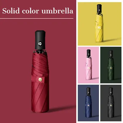 $25.88 • Buy Automatic Portable Folding Umbrella Compact Strong Travel Sun Rain Umbrella