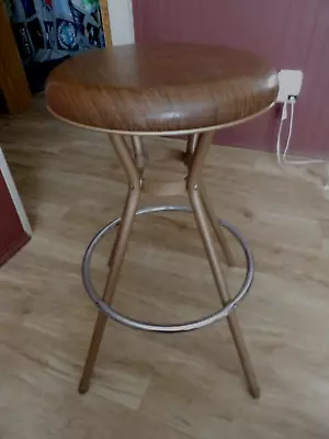 Vintage Bar Stool Swivel Chair MCM Atomic Cosco Mid-Century USA 24” Tall • $46