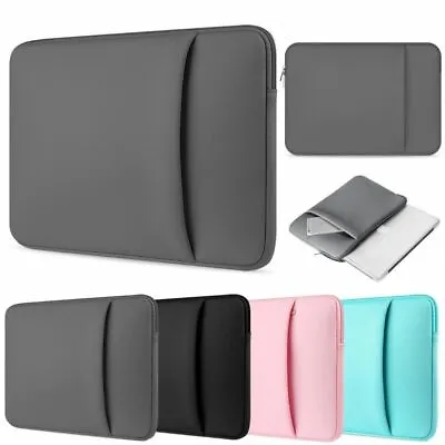 DOUBLE POCKET Case Bag Cover Fits Microsoft Surface 12.3  12.4  & 13.5 Laptops • £8.97