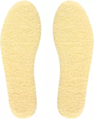 Sheepskin Insoles For Men Non Slip Wool Insoles Cushioned Winter Shoe Pads Com • $17.09
