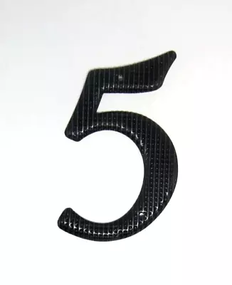 Number 5 Vintage Aluminum House Sign Address Number 1950 60's Retro 3 3/4  • $12.95