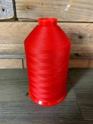 £9.99 • Buy Venus 60m 5,000 Mtrs Cone Reel Spool Red Sewing Machine Thread N1089