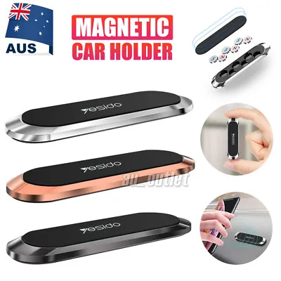 Mini Strip Shape Magnetic Car Phone Holder Stand For Smart Phone Magnet Mount • $8.99