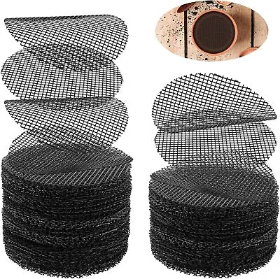 ASTER 100 Pack Flower Pot Hole Mesh 2 Inch Plant Drainage Plastic Round  • £6.90