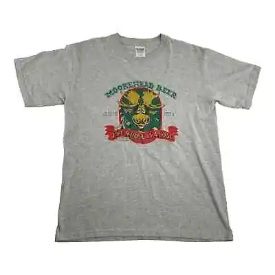Vtg 1980's Moorehead Beer Canada Moose Is Loose T-Shirt Moosehead Usa Gray Sz M • $30