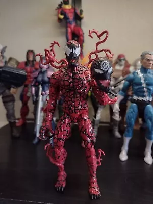 Marvel Legends Spider-Man Carnage No Venompool BAF Loose Complete • $19.99