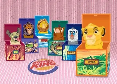 1997 Disney's The Lion King Finger Puppet Burger King  Kids Meal Toys - U Pick • $2.99