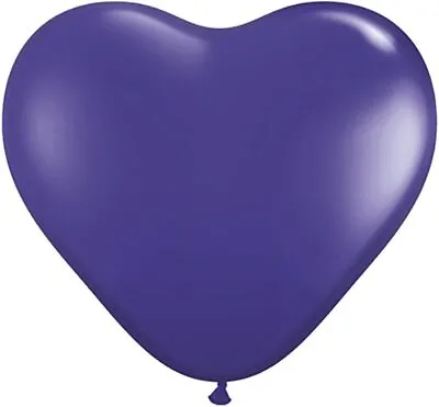 PMU Qualatex 6in Heart Shape Latex Balloons • $16.99