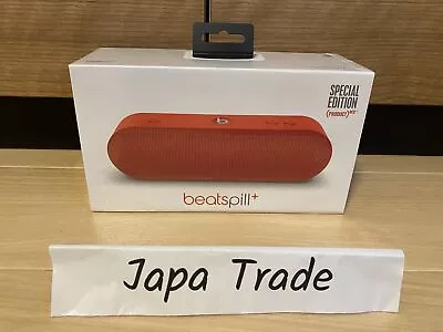 Beats By Dr. Dre Pill+ Red Wireless Portable Bluetooth Speaker ML4Q2PA/A Box JP • $169.79