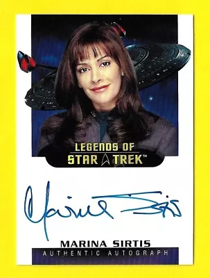 2022 Star Trek TNG Archives & Inscriptions Legends Autograph Marina Sirtis LA14 • $300