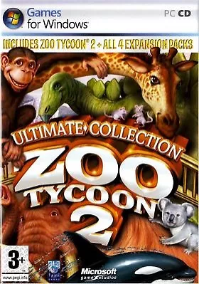 Zoo Tycoon 2 Ultimate Collection PC NEW Sealed UK Version • £42.95