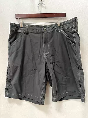 Coastal Waters Shorts Mens 38  Shorts Surf  Outdoor Gray Vintage Swim Board • $19.99