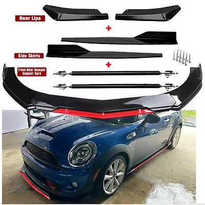 Front Rear Bumper Lip Spoiler Splitter Body Kit Side Skirt For Mini Cooper • $59.99