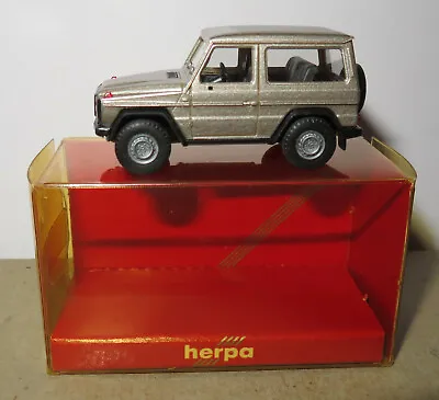 Micro Herpa Ho 1/87 MB Mercedes-Benz G 300 Ge 4X4 Grey Silver #3076 IN Box • $10.82