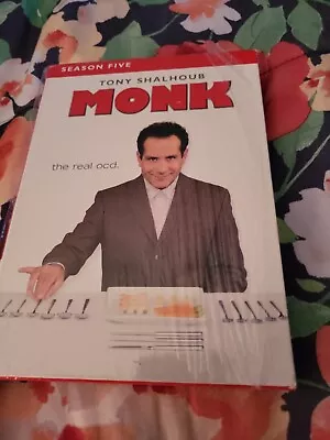 Monk Season 5 (DVD 2007 4-Disc Set) Factory Sealed Tony Shalhoub • $15