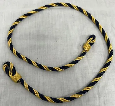 British Military Issue Royal Logistics Corps Gold Navy Rope Shoulder Lanyard • £14.95