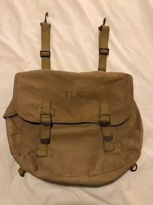 US Army WW2 Original Officer's Or Airborne M1936 Musette Bag • $43.52