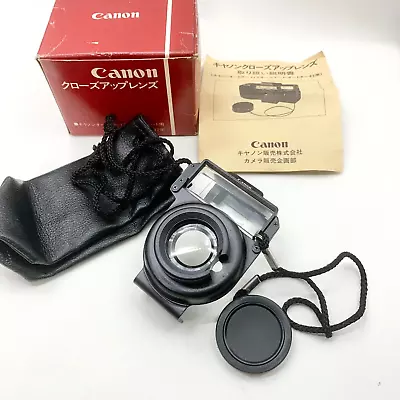 Mint：Close-up Lens For Canon Autoboy 2 Quartz Date With Box From Japan • $45