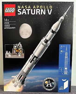 LEGO Ideas: NASA Apollo Saturn V 21309 Brand New Sealed 1969pcs (Saturn 5) • $299