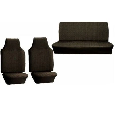 $209.95 • Buy Empi 4638 Vw Bug Black Vinyl Seat Covers / Full Set Front-Rear 1968-1969