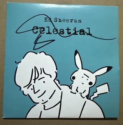 Ed Sheeran Celestial Pokémon Signed CD - Rare & Genuine • $32.99