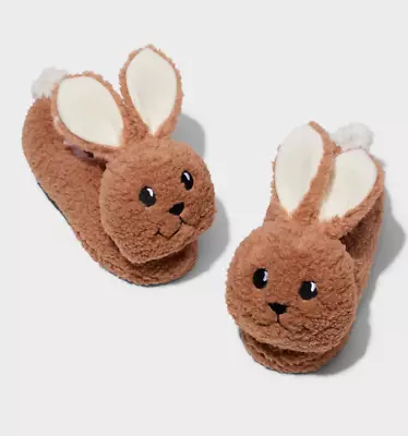 New Peter Alexander Cute Bunny Rabbit Slippers Xl 10+ Rrp$59.95 • $25