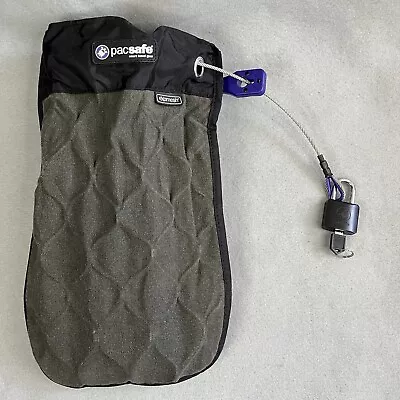 Pacsafe Travel Safe 100 Anti-Theft Portable Safe With Exomesh Black / Gray • $32.11
