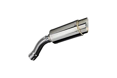 BMW F800R Delkevic Slip On Mini 8  Stainless Steel Round Muffler Exhaust 09-16 • $279.99